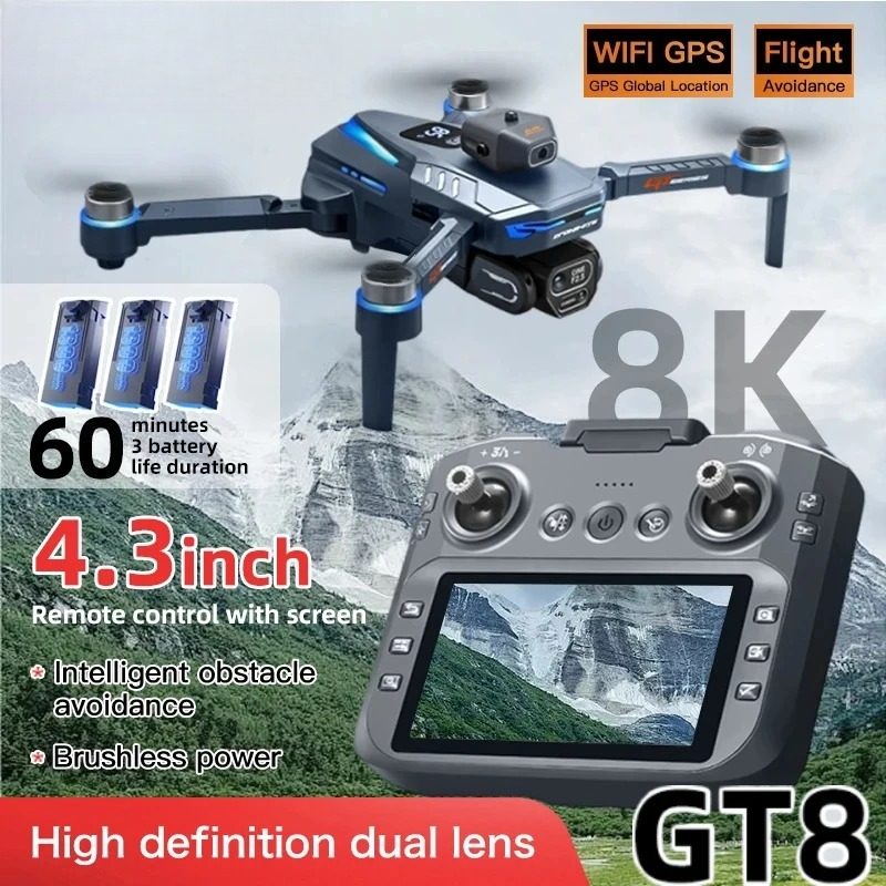 Drone Surveying - طائرة بدون طيار GT8 الأصلية بدقة