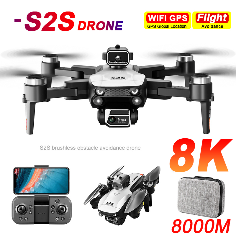 جديد S2S الطائرة بدون طيار 8K  - مراجعة Drone Surveying وسعره