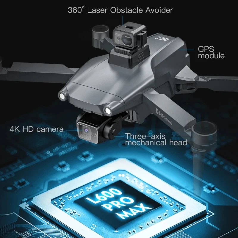 L600 PRO MAX GPS الطائرة بدون  - مراجعة Drone Mapping وسعره